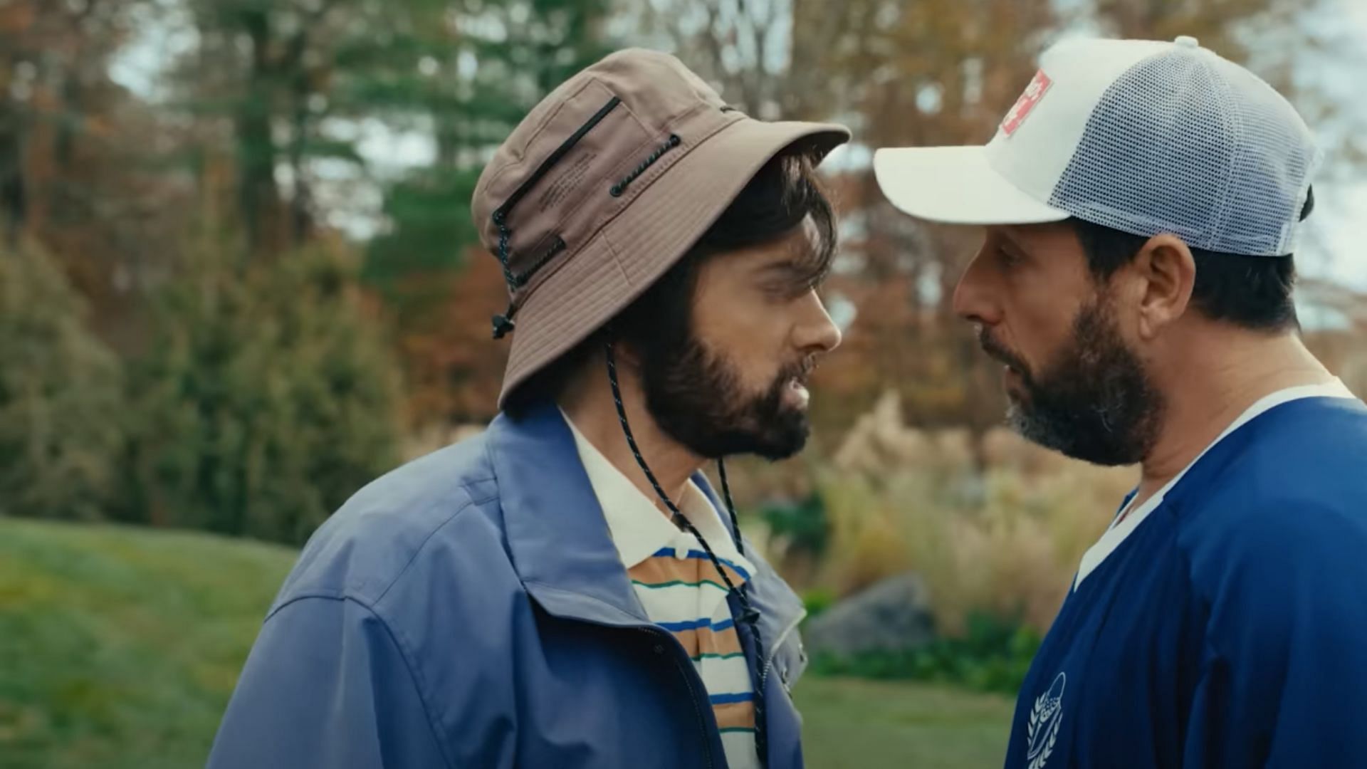 Eminem plays the son of the heckler from Happy Gilmore (Image via YouTube/Netflix)
